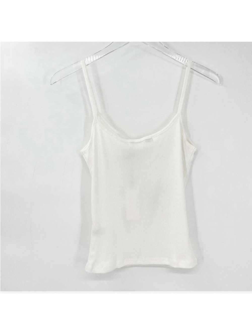 Daydreamer Dreamscape Ribbed Spaghetti Tank in Vintage White Large NEW - Picture 3 of 6